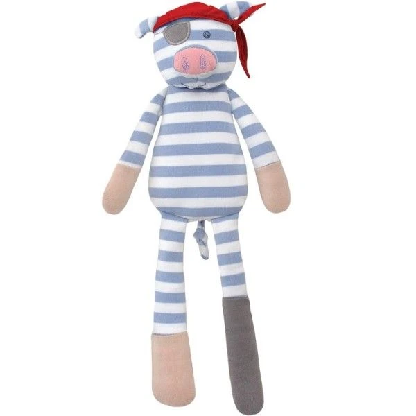 Doudou Peluche Organic Farm Buddies™ Cochon Pirate Apple Park™- Doudou Bio 2 Doudou Peluche Organic Farm Buddies™ Cochon Pirate Apple Park™- Doudou Bio – Image 2