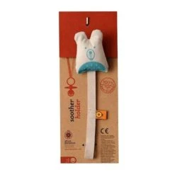 Attache Sucette à Clipser Coton Ours Bleu APunt Barcelona® - Accessoire Bébé écolo -Jouets De Confort En Peluche Boutique attache sucette a clipser coton ours bleu apunt barcelona accessoire bebe ecolo 2