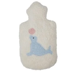 Bouillotte Eau Chaude 0.8L Efie® Broderie Otarie - Bouillotte Eau Vegan