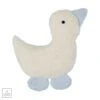 Bouillotte Noyaux De Cerises Doudou Efie Canard Ecru & Bleu Ciel 25 Cm - Bouillottes Bio