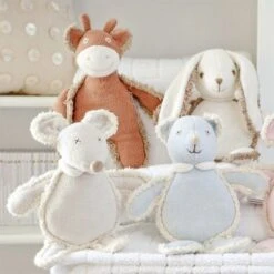 Charlie Bears Doudou Plat Ours Bodo Bleu - Doudou Coton Bio -Jouets De Confort En Peluche Boutique charlie bears doudou plat ours bodo bleu doudou coton bio 4