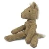 Cheval En Peluche Beige Coton Bio 34 Cm Senger® - Doudou Bio Naturel Senger