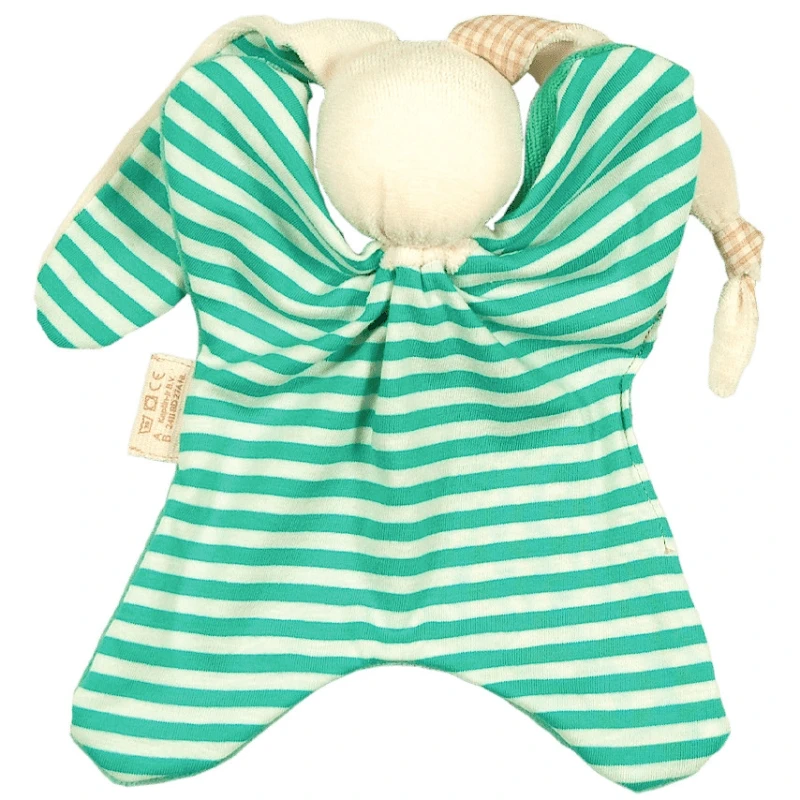 Coffret 2 Doudous HochetCoton Bio Keptin-jr Toddel Large Vert 21 Cm - Doudou Bio 3 Coffret 2 Doudous HochetCoton Bio Keptin-jr Toddel Large Vert 21 Cm - Doudou Bio – Image 3