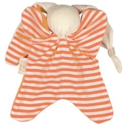 Coffret 2 Doudous HochetCoton Bio Keptin-jr Toddel Orange Mandarine 21 Cm - Doudou Bio -Jouets De Confort En Peluche Boutique coffret 2 doudous hochet coton bio keptin jr toddel orange mandarine doudou bio 2