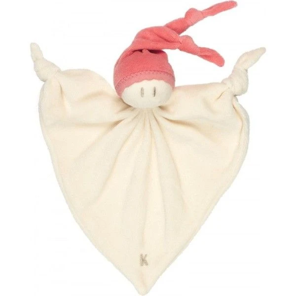 Coffret 2 Doudous Keptin-Jr Coton Bio Zmooz Rose Corail Large 24 Cm - Doudou Bio 2 Coffret 2 Doudous Keptin-Jr Coton Bio Zmooz Rose Corail Large 24 Cm - Doudou Bio – Image 2