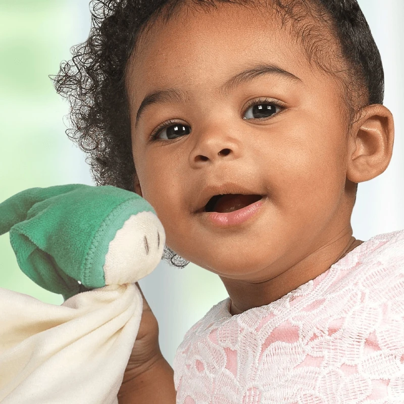 Coffret 2 Doudous Keptin-Jr Coton Bio Zmooz Vert D'eau Large 24 Cm - Doudou Bio 6 Coffret 2 Doudous Keptin-Jr Coton Bio Zmooz Vert D'eau Large 24 Cm - Doudou Bio – Image 6