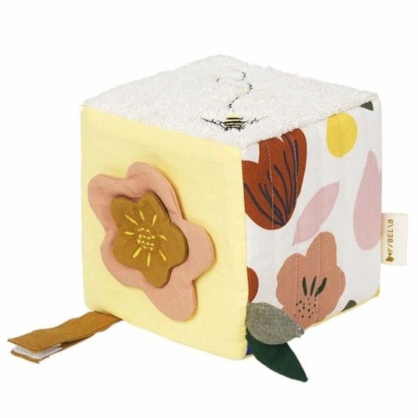 Cube D'activité En Tissus Doux Verger Fabelab® Coton Bio GOTS -Jouet Bio Scandinave 1 Cube D'activité En Tissus Doux Verger Fabelab® Coton Bio GOTS -Jouet Bio Scandinave
