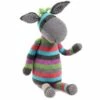 Doudou Âne Donkey 40cm Pebble® Maille Crochet Coton Bio - Doudou Bébé Bio