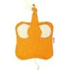 Doudou Attache Sucette Keptin-Jr Coton Bio Elly Orange 26 Cm - Doudou Bio