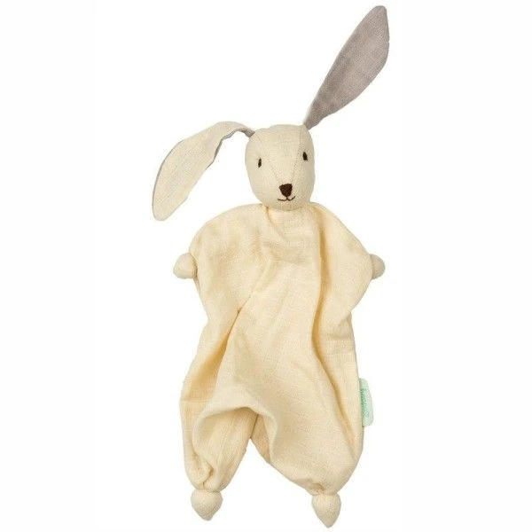 Doudou Bébé Coton Bio GOTS Tino Mousseline Ecru Hoppa® 30cm- Doudou Bio 1 Doudou Bébé Coton Bio GOTS Tino Mousseline Ecru Hoppa® 30cm- Doudou Bio