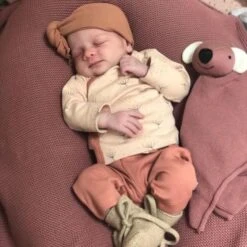 Doudou Bébé Coton Bio Point Mousse GOTS Teckel 33cm Fresk®- Doudou Bio -Jouets De Confort En Peluche Boutique doudou bebe coton bio point mousse gots teckel 33cm fresk doudou bio 2