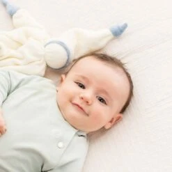 Doudou Bébé Plat Mouchoir & Nœuds Coton éponge Bio Sisco Hoppa® Vieux Rose & Blanc 24 Cm - Doudou Bébé -Jouets De Confort En Peluche Boutique doudou bebe plat mouchoir noeuds coton eponge bio sisco hoppa vieux rose blanc 24 cm doudou bebe 2