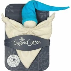 Doudou Bébé Zmooz Small Turquoise 16cm Keptin-jr - Coton Bio -Jouets De Confort En Peluche Boutique doudou bebe zmooz small turquoise keptin jr coton bio 2