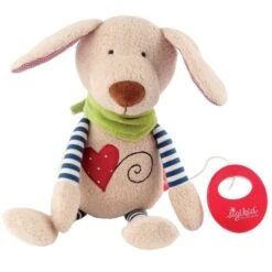 Doudou Boîte à Musique Chien Heureux Sigikid® - Doudou Bio Kba