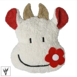 Doudou Bouillotte Efie® Grains Epeautre Vache Coloré 28 Cm - Doudou Bio Naturel Efie