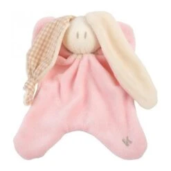 Doudou Hochet Coton Bio Keptin-jrLittle Toddel Rose - Doudou Ecologique