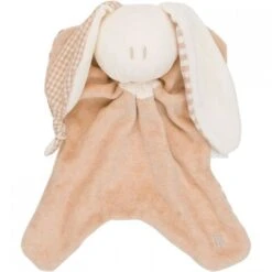 Doudou Coton Bio Keptin-jr Toddel LargeEcru & Beige 21cm - Doudou Ecologique