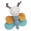 Doudou D'activité Papillon Coton Bio 24 Cm Green Sigikid® - Peluche Bio