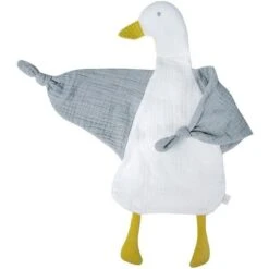 Doudou En Mousseline De Coton Bio Canard Albetta® - Doudou Lange