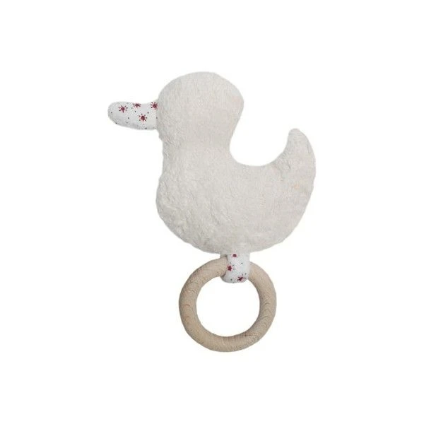 Doudou Hochet Efie® Canard 12 Cm Coton Bio Organic - Doudou Bio Naturel Efie 2 Doudou Hochet Efie® Canard 12 Cm Coton Bio Organic - Doudou Bio Naturel Efie – Image 2