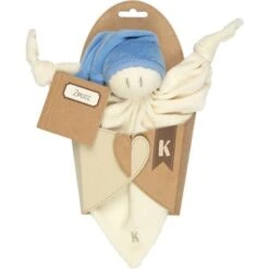 Doudou Keptin-jr Coton Bio Zmooz Large Bleuet 24cm- Doudou Bio -Jouets De Confort En Peluche Boutique doudou keptin jr coton bio zmooz bleuet doudou bio 2