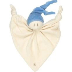 Doudou Keptin-jr Coton Bio Zmooz Large Bleuet 24cm- Doudou Bio