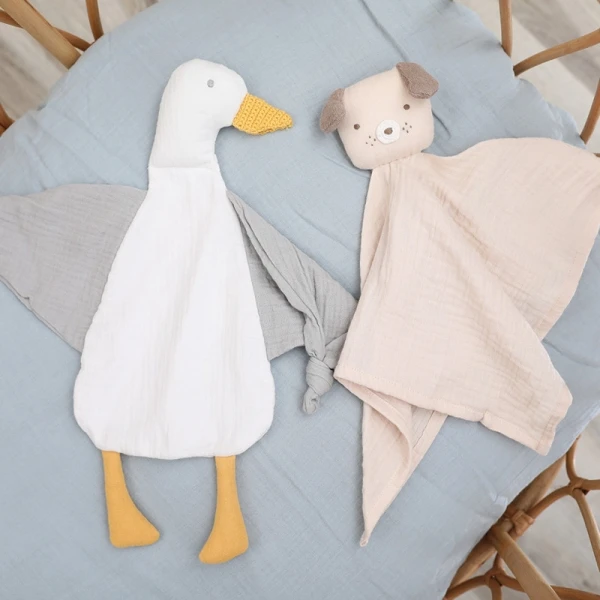 Doudou Lange De Mousseline Chiot Peanut Albetta® 35cm Coton Bio - Lange Doudou 3 Doudou Lange De Mousseline Chiot Peanut Albetta® 35cm Coton Bio - Lange Doudou – Image 3