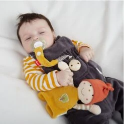 Doudou Lutin 20cm Green Sigikid® Coton Bio & Laine - Peluche Bio -Jouets De Confort En Peluche Boutique doudou lutin 20cm green sigikid coton bio laine peluche bio 6