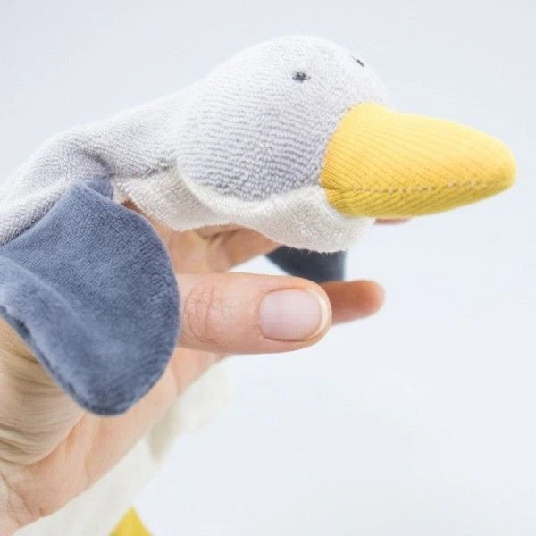 Doudou Marionnette à Doigt Oie Fritzi 30 Cm Nanchen Natur® Coton & Laine Bio- Jouet Bio 3 Doudou Marionnette à Doigt Oie Fritzi 30 Cm Nanchen Natur® Coton & Laine Bio- Jouet Bio – Image 3