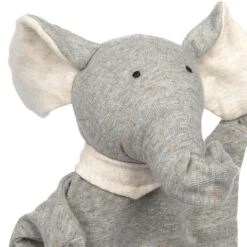 Doudou Naissance Petit Éléphant Plat à Nœuds Jersey De Coton Bio Sigikid® 19 Cm - Doudou Bébé -Jouets De Confort En Peluche Boutique doudou naissance petit elephant plat a noeuds jersey de coton bio sigikid 19 cm doudou bebe 2