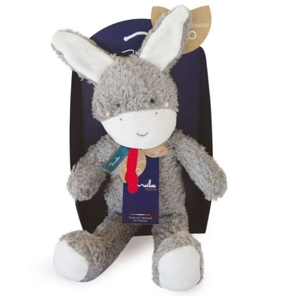 Doudou Peluche Bio Ane 30cm Maïlou Tradition® Coton Bio - Doudou Bio Français 2 Doudou Peluche Bio Ane 30cm Maïlou Tradition® Coton Bio - Doudou Bio Français – Image 2