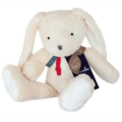 Doudou Peluche Bio Lapin 30cm Maïlou Tradition® Coton Bio - Doudou Bio Fait En France
