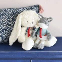 Doudou Peluche Bio Lapin 30cm Maïlou Tradition® Coton Bio - Doudou Bio Fait En France -Jouets De Confort En Peluche Boutique doudou peluche bio lapin 30cm mailou tradition coton bio doudou bio fait en france 3