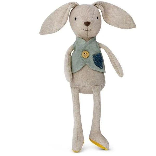 Doudou Peluche Bio Lapin Luca 42cm Apple Park™ -Jouets Bio Apple Park™ 2 Doudou Peluche Bio Lapin Luca 42cm Apple Park™ -Jouets Bio Apple Park™ – Image 2