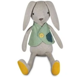 Doudou Peluche Bio Lapin Luca 42cm Apple Park™ -Jouets Bio Apple Park™
