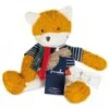 Doudou Peluche Bio Renard 25cm Maïlou Tradition® Coton Bio - Doudou Bio Fait En France
