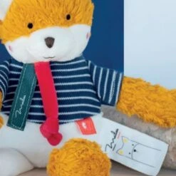 Doudou Peluche Bio Renard 25cm Maïlou Tradition® Coton Bio - Doudou Bio Fait En France -Jouets De Confort En Peluche Boutique doudou peluche bio renard 25cm mailou tradition coton bio doudou bio fait en france 2