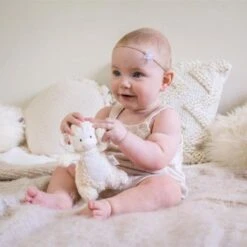 Doudou Peluche Coton Bio & Caoutchouc Naturel Bahbah L'agneau Tikiri® - Jouet Bio -Jouets De Confort En Peluche Boutique doudou peluche coton bio caoutchouc naturel bahbah l agneau tikiri jouet bio 2