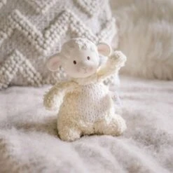 Doudou Peluche Coton Bio & Caoutchouc Naturel Bahbah L'agneau Tikiri® - Jouet Bio -Jouets De Confort En Peluche Boutique doudou peluche coton bio caoutchouc naturel bahbah l agneau tikiri jouet bio 3