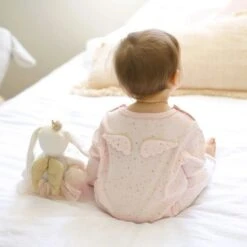 Poupée Lapine Danseuse Ange Tutu Rose Albetta® 35cm Coton Bio - Doudou Poupée 8 Poupée Lapine Danseuse Ange Tutu Rose Albetta® 35cm Coton Bio - Doudou Poupée -Jouets De Confort En Peluche Boutique doudou peluche en velours de coton bio lapine couronnee albetta doudou rondelets 2