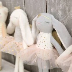 Poupée Lapine Danseuse Ange Tutu Rose Albetta® 35cm Coton Bio - Doudou Poupée 10 Poupée Lapine Danseuse Ange Tutu Rose Albetta® 35cm Coton Bio - Doudou Poupée -Jouets De Confort En Peluche Boutique doudou peluche en velours de coton bio lapine couronnee albetta doudou rondelets 4