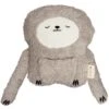Doudou Peluche Fabbies Paresseux Gris Terre Fabelab® Coton Bio GOTS - Doudou Bio Scandinave