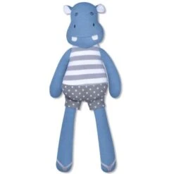 Doudou Peluche Hippo Jojo 38 Cm Apple Park™-Jouets Bio Apple Park™