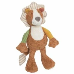 Doudou Peluche Lion Rayé 30cm Green Sigikid® - Peluche Bio
