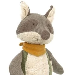 Doudou Peluche Loup Sympathique 31cm Green Sigikid® - Peluche Bio -Jouets De Confort En Peluche Boutique doudou peluche loup sigikid peluche bio 2