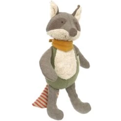 Doudou Peluche Loup Sympathique 31cm Green Sigikid® - Peluche Bio