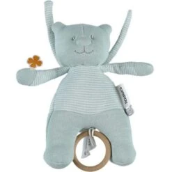 Doudou Peluche Musicale Coton Bio Nouky Menthe Noukie's® - Bébé Bio