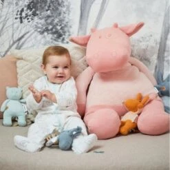 Doudou Peluche Musicale Coton Bio Nouky Menthe Noukie's® - Bébé Bio -Jouets De Confort En Peluche Boutique doudou peluche musicale coton bio nouky menthe noukie s bebe bio 3