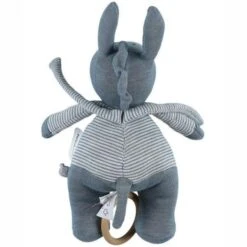 Doudou Peluche Musicale Coton Bio Paco Bleu Noukie's® - Bébé Bio -Jouets De Confort En Peluche Boutique doudou peluche musicale coton bio paco bleu noukie s bebe bio 2