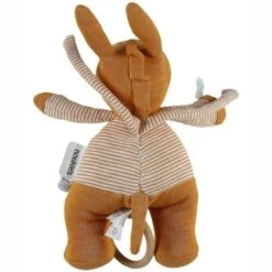 Doudou Peluche Musicale Coton Bio Paco Ocre Noukie's® - Bébé Bio -Jouets De Confort En Peluche Boutique doudou peluche musicale coton bio paco ocre noukie s bebe bio 2